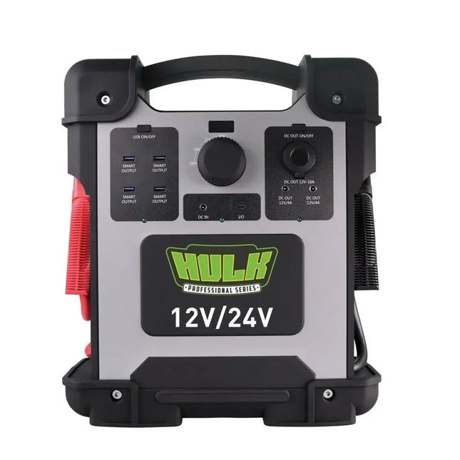 Hulk 4x4 HU6514 Heavy-Duty 12V/24V Lithium Jump Starter 15,000A