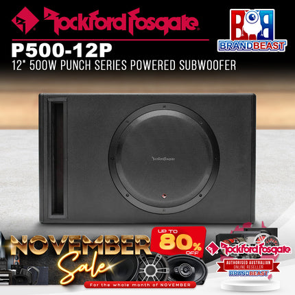 Rockford Fosgate P500-12P Punch 12" 500-Watt Powered Enclosure