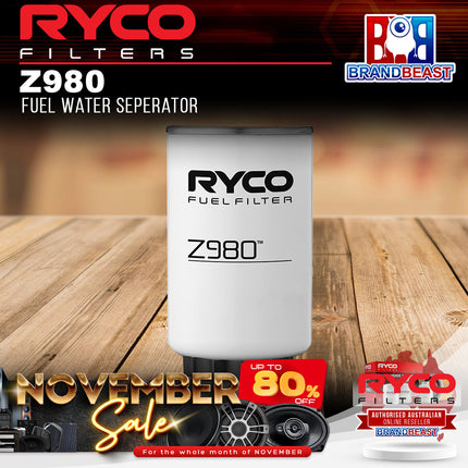 Ryco Z980 Fuel Water Separator
