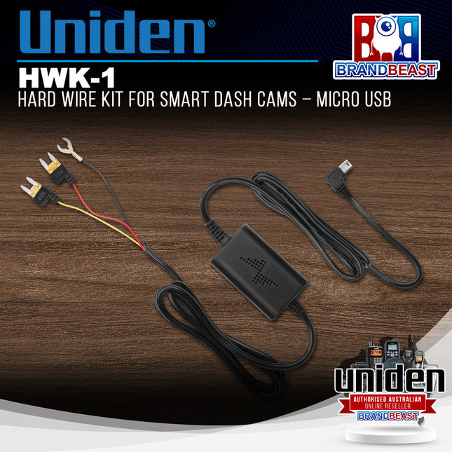 Uniden HWK-1 Hard Wire Kit for Smart Dash Cams ‚Äì Micro USB