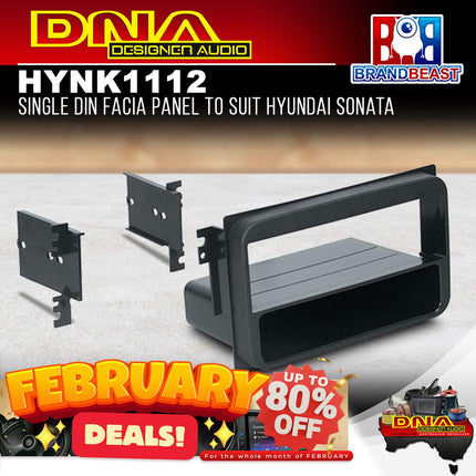 DNA HYN-K1112 Single DIN Fascia Panel to Suit Hyundai Sonata