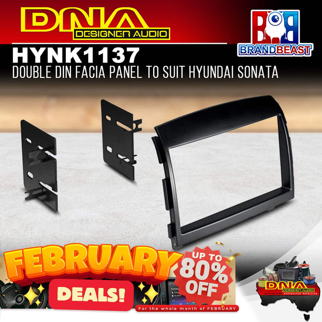 DNA HYN-K1137 Double DIN Fascia Panel to Suit Hyundai Sonata