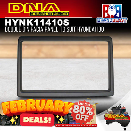 DNA HYN-K11410S Double DIN Fascia Panel to Suit Hyundai i30