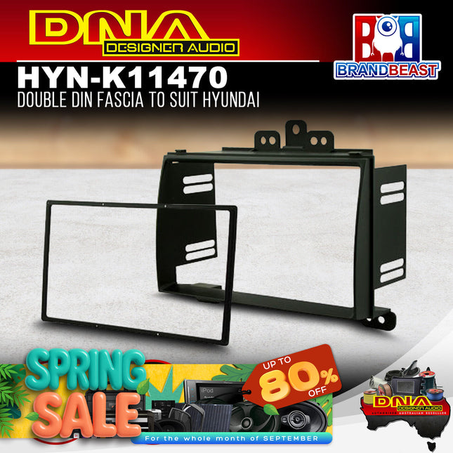 DNA HYN-K11470 Double DIN Fascia Panel to Suit Hyundai i20