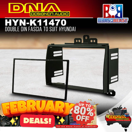 DNA HYN-K11470 Double DIN Fascia Panel to Suit Hyundai i20