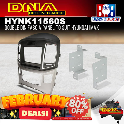 DNA HYN-K11560S Double DIN Fascia Panel to Suit Hyundai iMax