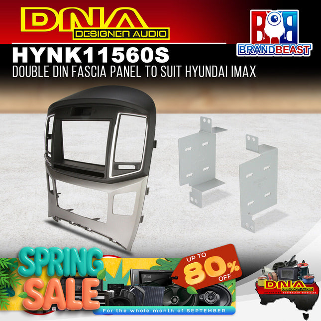 DNA HYN-K11560S Double DIN Fascia Panel to Suit Hyundai iMax