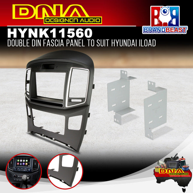 DNA HYN-K11560 Double DIN Fascia Panel to Suit Hyundai iLoad