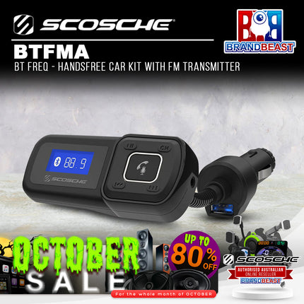 Scosche BTFMA BT Freq - Handsfree Car Kit with FM Transmitter