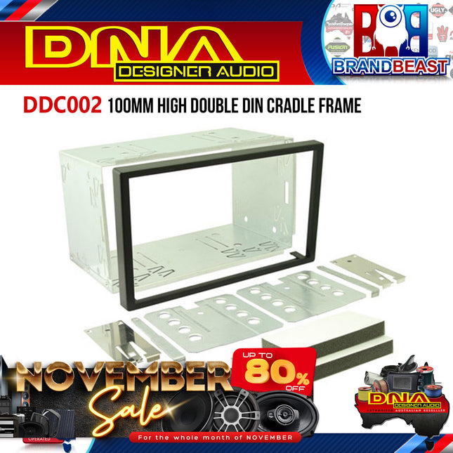 DNA DDC002 100mm High Double Din Cradle Frame