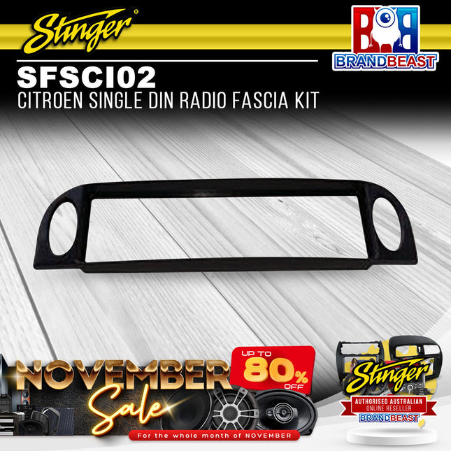 Stinger SFSCI02 Citroen Single DIN Radio Fascia Kit
