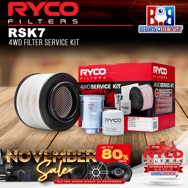Ryco RSK7 4WD Filter Service Kit