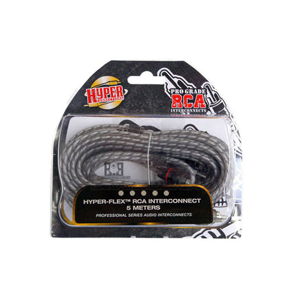 Hyper Connections HC-RC5 Hyper-Flex‚Ñ¢ 5M Pro Grade RCA Interconnect Audio Cable