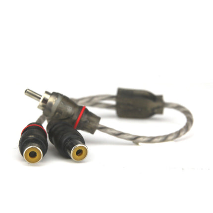 Hyper Connections HC-Y-FFM Hyper-Flex RCA Y-Splitter Connector 1 Male - 2 Female