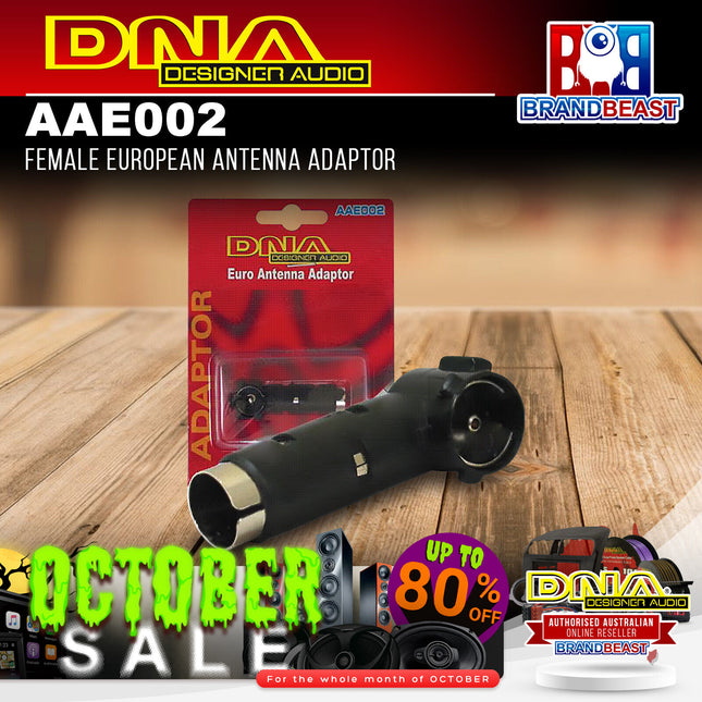 DNA AAE002 Standard Female Antenna Socket to Male European Plug Antenna Adaptor