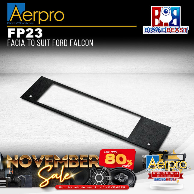 Aerpro FP23 Single DIN Black Facia Kit Suit Ford Falcon 1972 - 1988