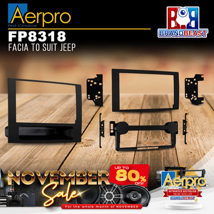 Aerpro FP8318 Facia to Suit Jeep