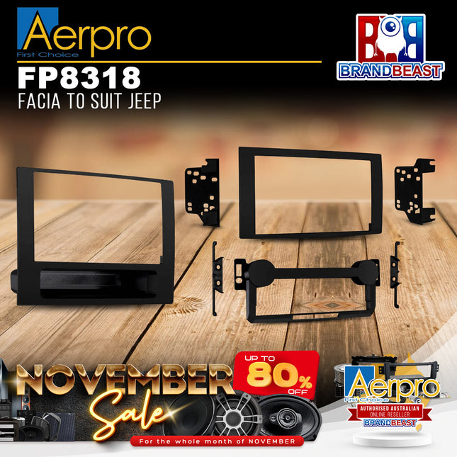 Aerpro FP8318 Facia to Suit Jeep