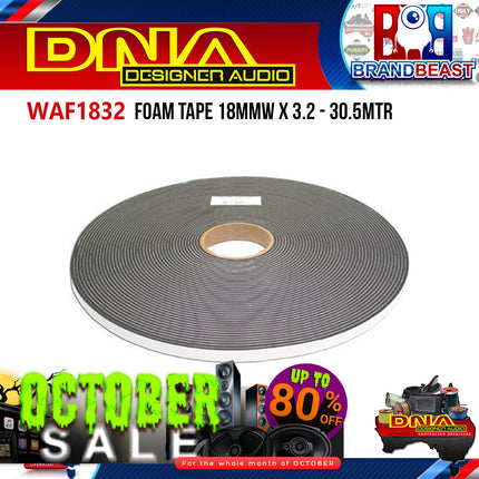 DNA WAF1832 30.5m of 18mm x 3.2mm Foam Tape