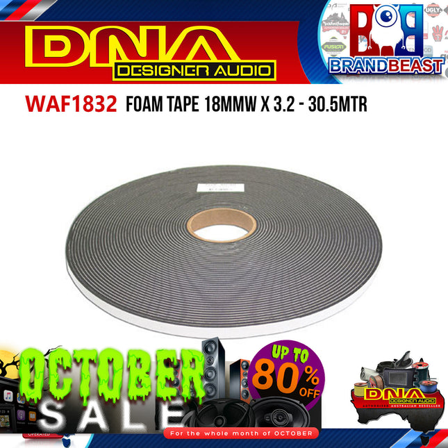 DNA WAF1832 30.5m of 18mm x 3.2mm Foam Tape