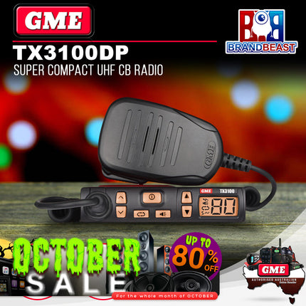 GME TX3100DP 5 Watt Super Compact UHF CB Radio