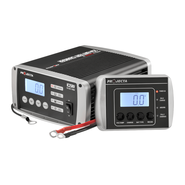 Projecta IC25RV Battery Charger 12V 25 Amp 7 Stage RV Multi Chem Lithium