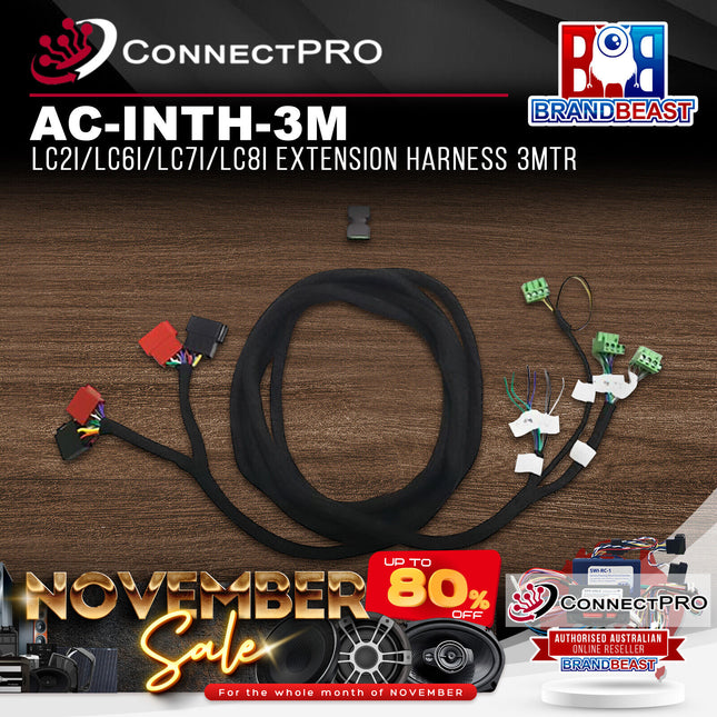 ConnectPRO AC-INTH-3M AudioControl LC2i/LC6i/LC7i/LC8i Extension Harness - 3M