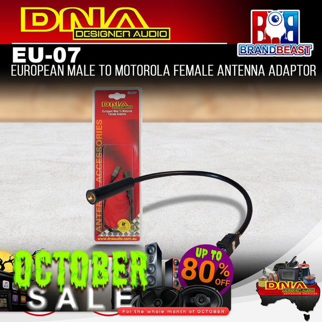 DNA EU-07 European Male To Motorola Female Antenna Adaptor