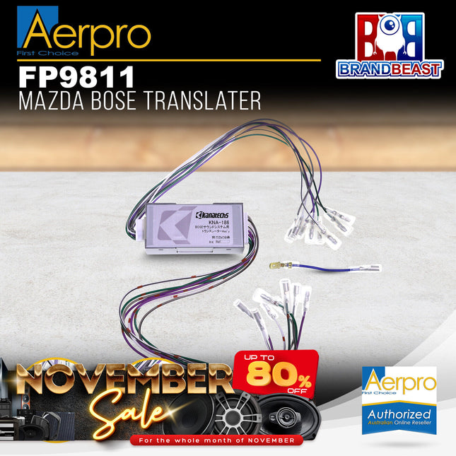 Aerpro FP9811 Translater Bose Sound Systems Suit Mazda Various Vehicles