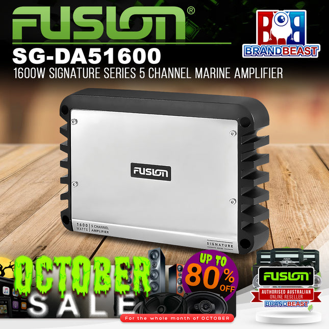 Fusion SG-DA51600 1600W 5 Channel Class D Marine Amplifier