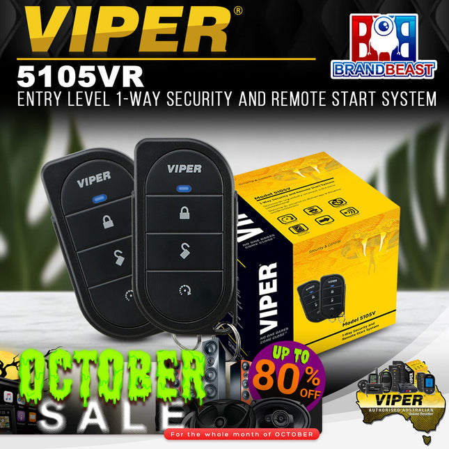 Viper 5105VR Entry Level 1-Way Security and Remote Start System