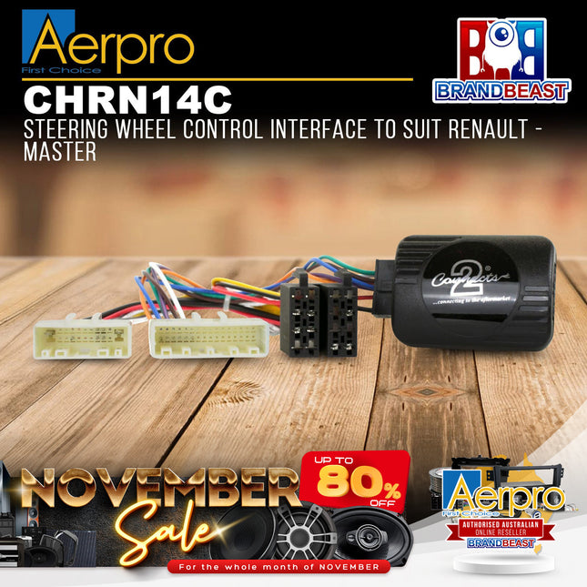 Aerpro CHRN14C Steering Wheel Control Interface to Suit Renault - Master