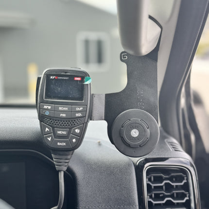 GMF4x4 4003-PH-D Ford Everest RA 2022+ Phone and UHF Handpiece Holder