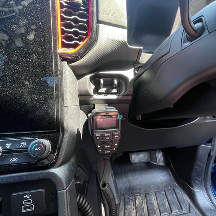 GMF4x4 HP-202 Ford Ranger RA, Raptor RA and Everest 2023+ Stainless Steel UHF Handpiece Mount
