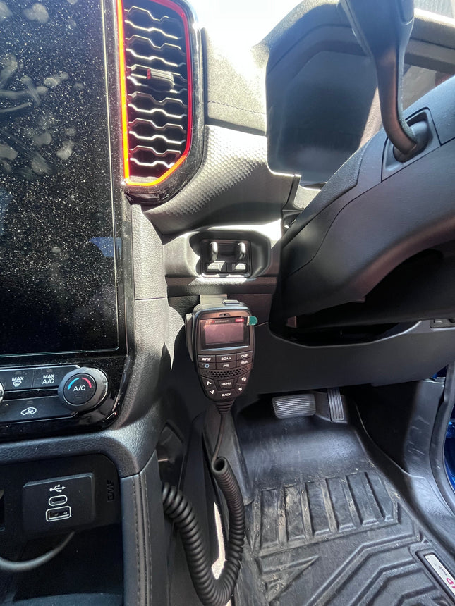 GMF4x4 HP-202 Ford Ranger RA, Raptor RA and Everest 2023+ Stainless Steel UHF Handpiece Mount