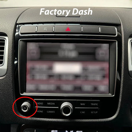 CAR AUDIO CONNECT INTEVWTOUAREGS APP Connect Interface Module For Volkswagen Touareg 2014-2018 With Silver Knob Systems