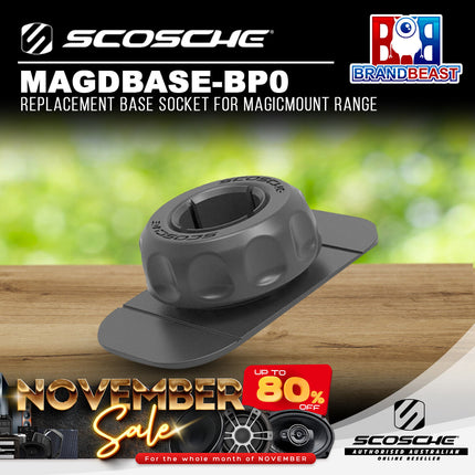 Scosche MAGDBASE-BP0 Replacement Base Socket for MagicMount Range