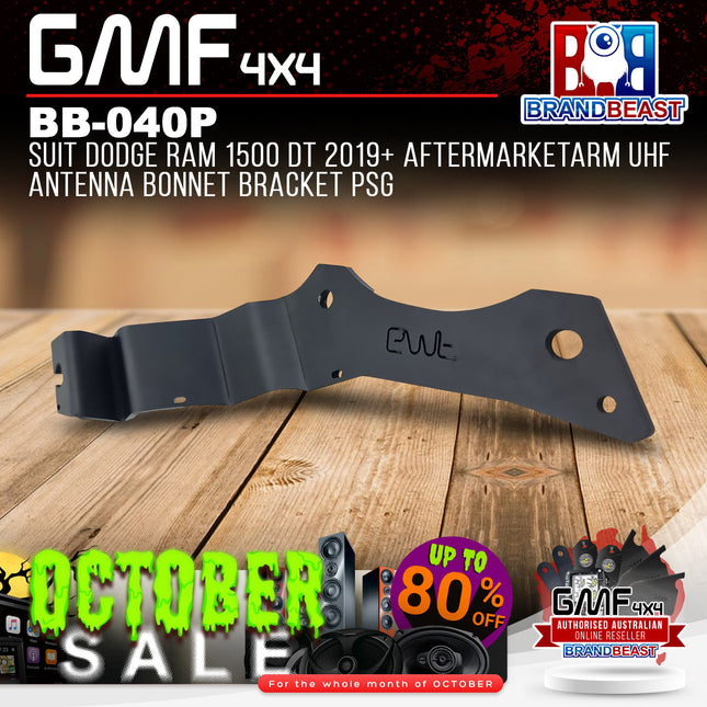 GMF4x4 BB-040P AfterMarketArm UHF Antenna Bracket Suit Dodge RAM 1500 DT2019+ PSG