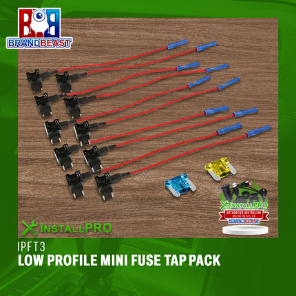 InstallPRO IPFT3 Low Profile Mini Fuse Tap Pack