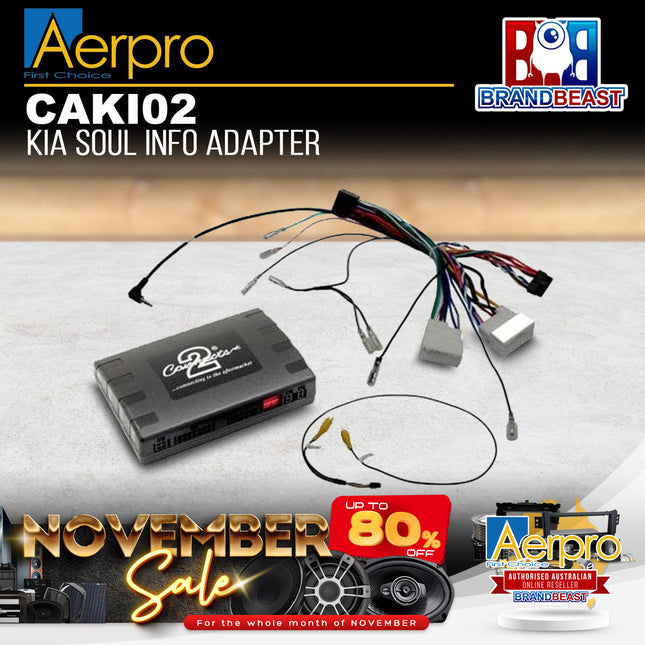 Aerpro CAKI02 AV Infodaptor Suit Kia Soul PS 2015-ON