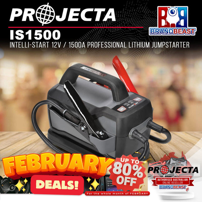 PROJECTA IS1500 Intelli-Start 12V / 1500A Professional Lithium Jumpstarter