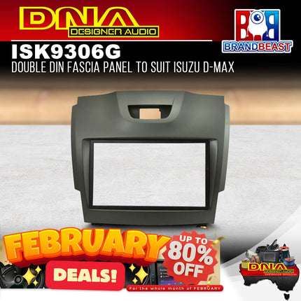 DNA IS-K9306G 2-DIN Fascia Panel To Suit Holden Colorado/ Isuzu D-MAX