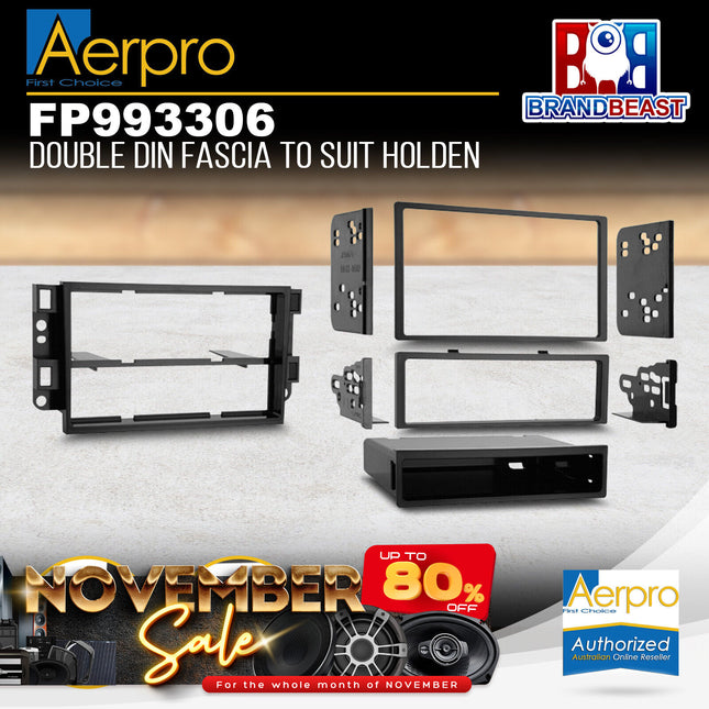 Aerpro FP993306 Single & 2-DIN Facia Kit Holden Barina/Captiva/Epica/Viva