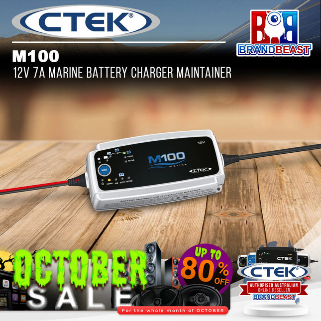 CTEK M100 12V 7A Marine Battery Charger and Maintainer