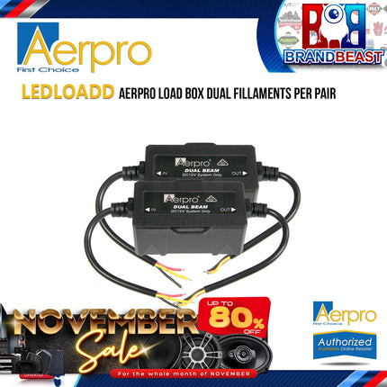 Aerpro LEDLOADD Load Box Dual Filaments Per Pair