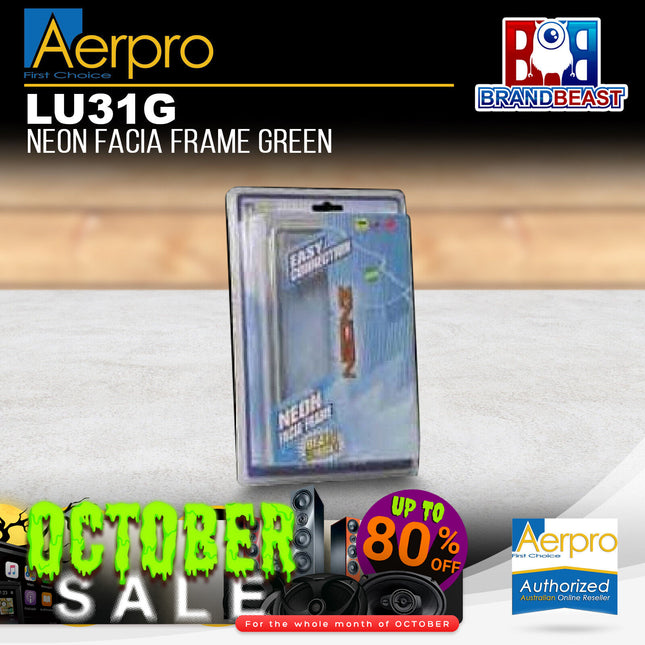 Aerpro Lu31G Neon Facia Frame Green