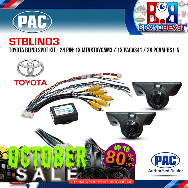 PAC STBLIND3 Blind Spot Camera Kit Suitable For Toyota Vehicles