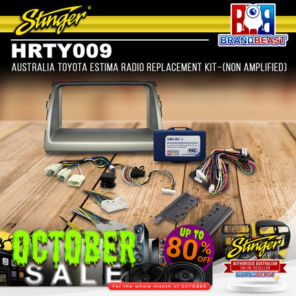 Stinger HRTY010 Radio Replacement Kit (Amplified) To Suit Toyota Estima