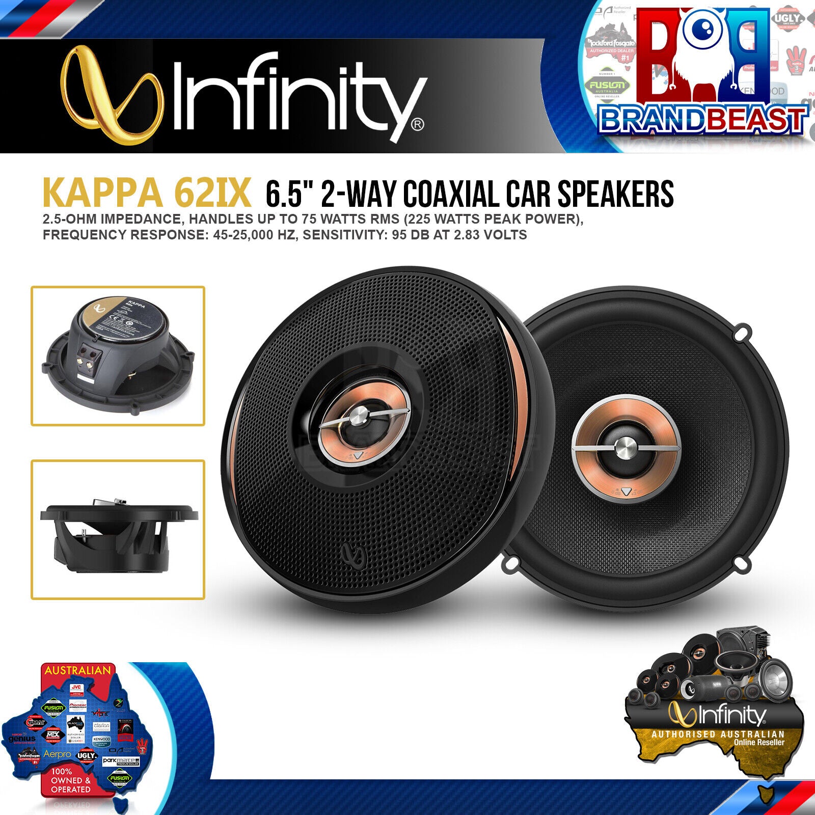 Infinity Kappa 2 Infinity KAPPA 62IX 6-1/2