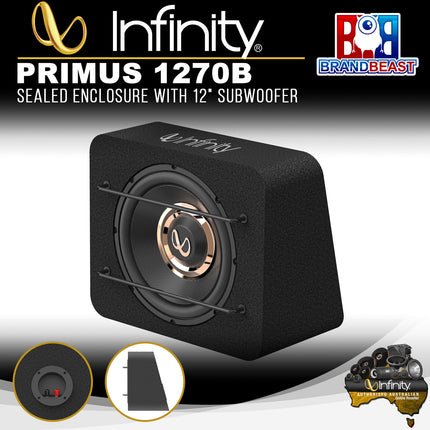 Infinity INFPRIMUS1270B PRIMUS 1270B Sealed Enclosure with 12" Subwoofer